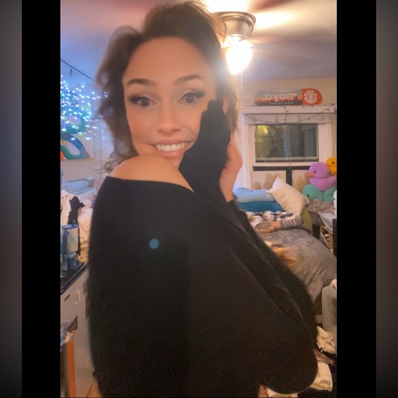 Chic Black Long Sleeve Dress - Picture 7 of 17